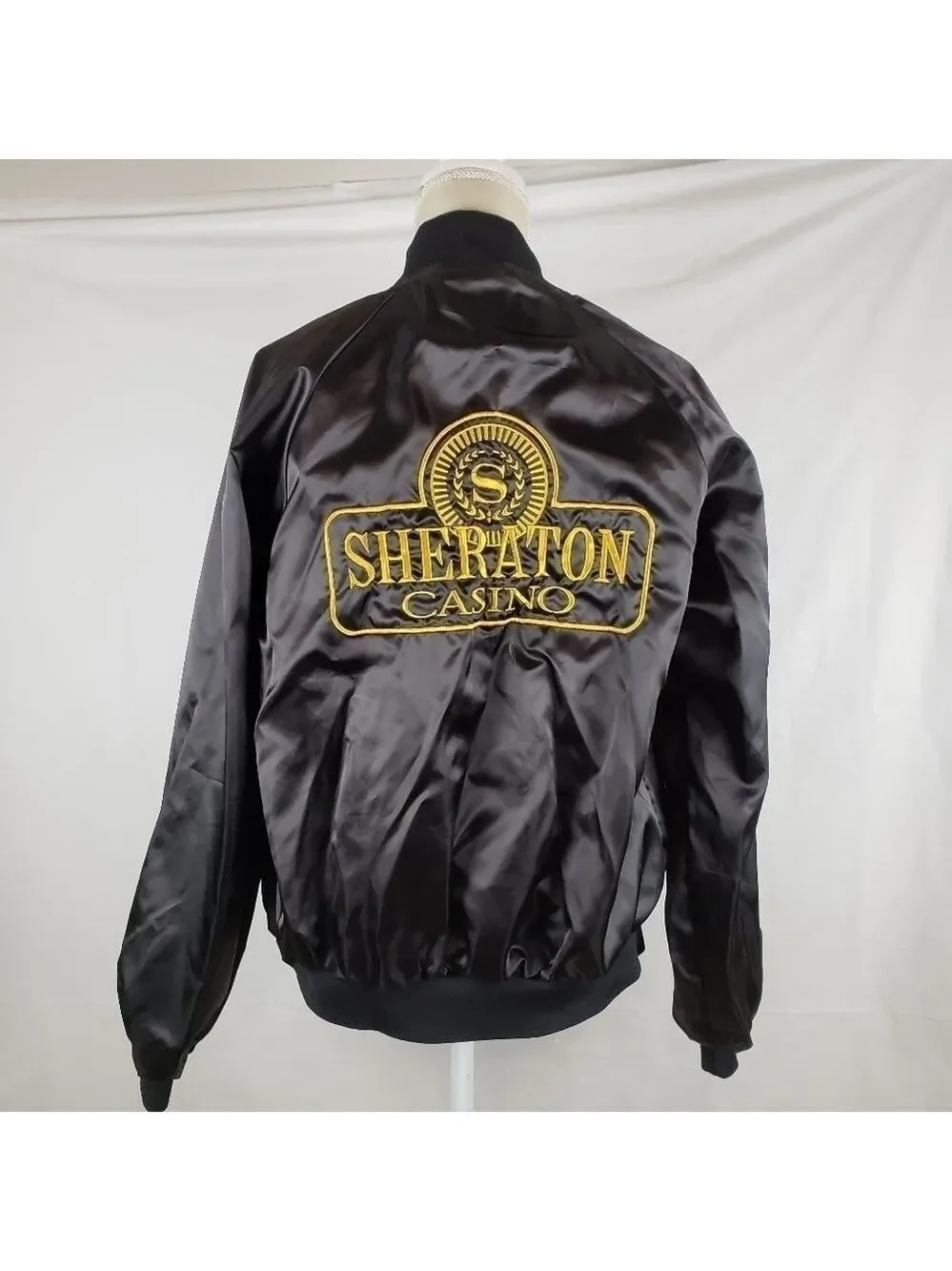 Vintage Sheraton Casino Satin Jacket M 38-40 Unise